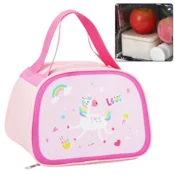 slomart Termalna torba za kosilo LEAN z motivi enorožca, roza, 23 cm