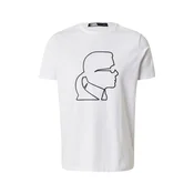 Karl Lagerfeld Majica črna/bela