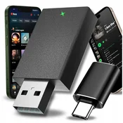 shumee Brezžični adapter za avto, Android, Auto, Wifi, Bluetooth, USB, Klimatska naprava, Črna