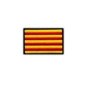 shumee Našitek zastave Katalonije/Senyere - magnetna podlaga - vezen našitek/značka/emblem