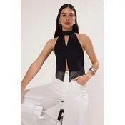Trendyol Milla Ženska bluza Tprss25Bz00053, Crna