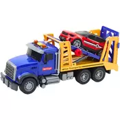 slomart Tovornjak z avtovleko LEAN TOYS: transporter, avto, luči, zvoki