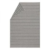 Odeja Nova 145 x 220 cm, drobni etno vzorci - oglje