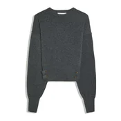Bershka Pulover temno siva