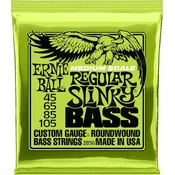 Ernie Ball 2856 Regular Slinky Nickel Wound Medium Scale Bass Strings 45-105 Strune za bas kitaro (Kot novo)