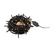 VRTNA 24 ZUNANJA SVETLOBNA VERIGA 80L ČRNA FIKSNA LED IP44 MA108176