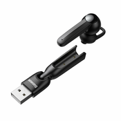 Bluetooth brezžična slušalka 5.0 USB - črna Baseus