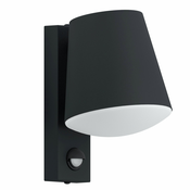 Eglo 97451 - Zunanja stenska svetilka s senzorjem CALDIERO 1xE27/10W/230V IP44