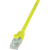 LogiLink RJ45 omrežni priključni kabelCAT 6A S / FTP [1x RJ45 vtič - 1x RJ45 vtič] 1 m rumena Logi