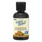 NOW Foods Better Stevia Liquid, angleška karamela, 59 ml