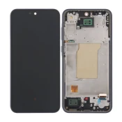Samsung Galaxy A35 A356B - LCD zaslon + steklo na dotik + okvir (Blue Black) OLED