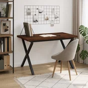 vidaXL Jedilna miza z naravno robom 120 x 90 x 75 cm