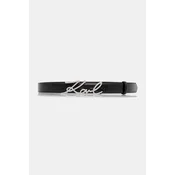 Usnjen pas Karl Lagerfeld K/SIGNATURE