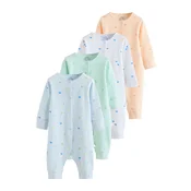 Next Pižama azur/pastelno modra/pastelno zelena/pastelno roza