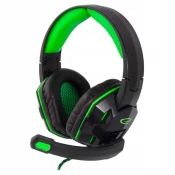 Northix Esperanza - Gaming slušalke, Venom - zelene