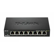 D-Link LAN Switch DGS-108GL 10/100/1000Mbps 8port Metal Gigabit
