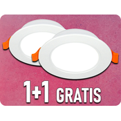LED line LED linija LITE vgrajena LED plošča MOLLY 12W, okrogla, 1+1 gratis! [200777, 200784] Barva světla: Dnevna bela [200784]