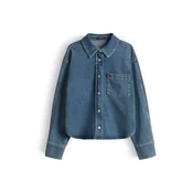 OPUS Prehodna jakna Falentine moder denim
