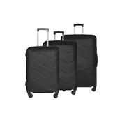 Hoffmanns 3-dijelni ABS set kofera Waveline crna