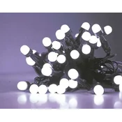 Multistore.si Novoletne LED lučke, 120 LED, bele, 6 m – zelena žica