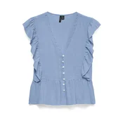 VERO MODA Bluza VMVIDO  svetlo modra