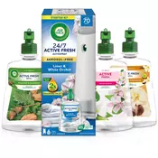 AIR WICK difuzor Active Fresh, 280-dnevni komplet dišav