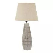Krem stolna lampa s tekstilnim sjenilom (visina 69,5 cm) Hanoi – Mauro Ferretti