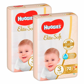 HUGGIES Pelene ESOFT (3) JR MEGA P72x2 T5