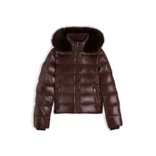 TOMMY HILFIGER Zimska jakna GLOSS čokolada