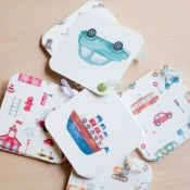 Its a moms world Džepno izdanje edukativnih kartica za decu Prevozna sredstva