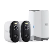 SMH Baseus Security N1 Plus 2K vanjska sigurnosna kamera, komplet, bijela S0TY002131