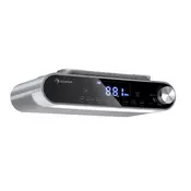 auna KR-130, kuhinjski radio, bluetooth, hands - free, FM, LED luči, srebrne barve (RM9-KR-130 SI)