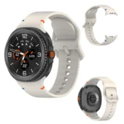 Pašček za Samsung Galaxy Watch 8 40mm/44mm/8 Classic 46mm S/M bež