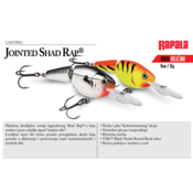 RAPALA JOINTED SHAD RAP JSR05-FT