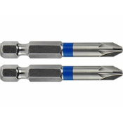 FORTUM križni sveder Pozidriv, komplet 2 kosov, PZ 3 x 50 mm, S2 4741313