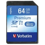 1 to 3 Spominska Kartica Verbatim 64Gb Sdxc U1 Za Kamero 4K V10