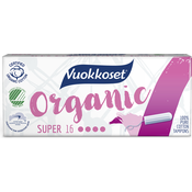 VUOKKOSET BIO Tampon Super (16 kos)