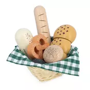 Janod Kuhamo in pečemo Leseni set kruh in pecivo