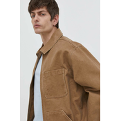 Traper jakna Levis za muškarce, boja: smeđa, za prijelazno razdoblje