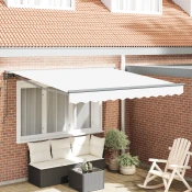 Okvir tende Bijeli 350 x 250 cm Poliester s PU premazom