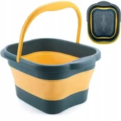 shumee Zložljivo vedro 15L 43*33,5*22cm masažno silikonsko potovalno vedro
