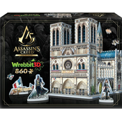 Wrebbit 3D sestavljanka Assassin's Creed Unity: Notre-Dame 860 kosov