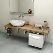 AVICE pult pod umivalnikom 120x50cm, debelina 5cm, star les - Rjava - 120x49,5 cm - Sapho - AVICE countertops - 24 - DTD/HPL laminat - 1200 - 50 - 495 - 14