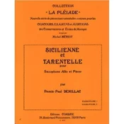 DEMILLAC:SICILIENNE ET TARANTELLE SAXOPHONE ALTO AND PIANO
