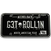 Nickelback License Plate Odznak 30 x 15 mm