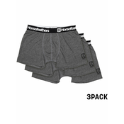 Horsefeathers Dynasty 3Pk moške boksarice heather anthracite