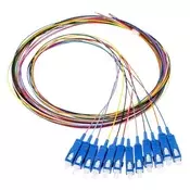 LanPlus 12-colour code Pigtails SC/UPC G.657.A1, (12pcs) 1.5m ( 6116 )