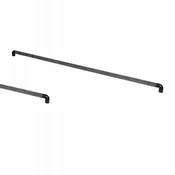 shumee Črni ročaj za pohištvo iz tkanega materiala ZA ročaj za garderobno omaro 1175/1200 mm