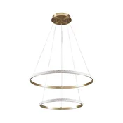 LED viseči lestenec DIANA na kablu, 44 W, 230 V, 4000 K, premer 59 cm, v zlati barvi