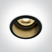 VGRADNA SVETILKA GU10/50W/220V IP20 ČRNA DM10105D8/B/B